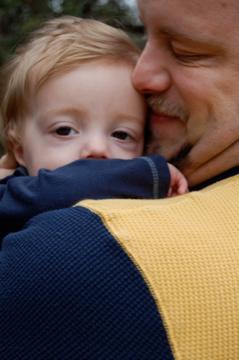 Bill and his son Grey who passed away just before his 1st birthday