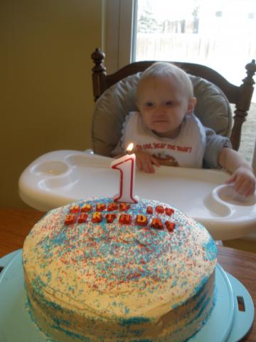 LB's first birthday